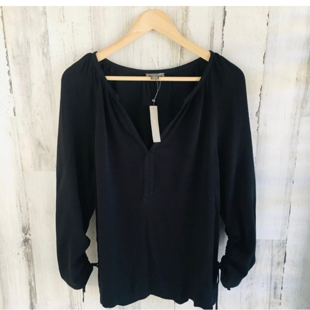 Jcrew black blouse
